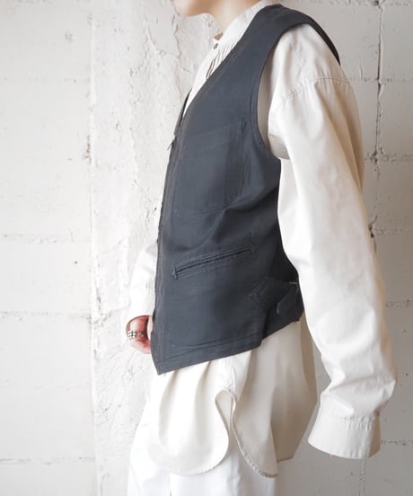 Y's YOHJI YAMAMOTO Zipup Vest BK