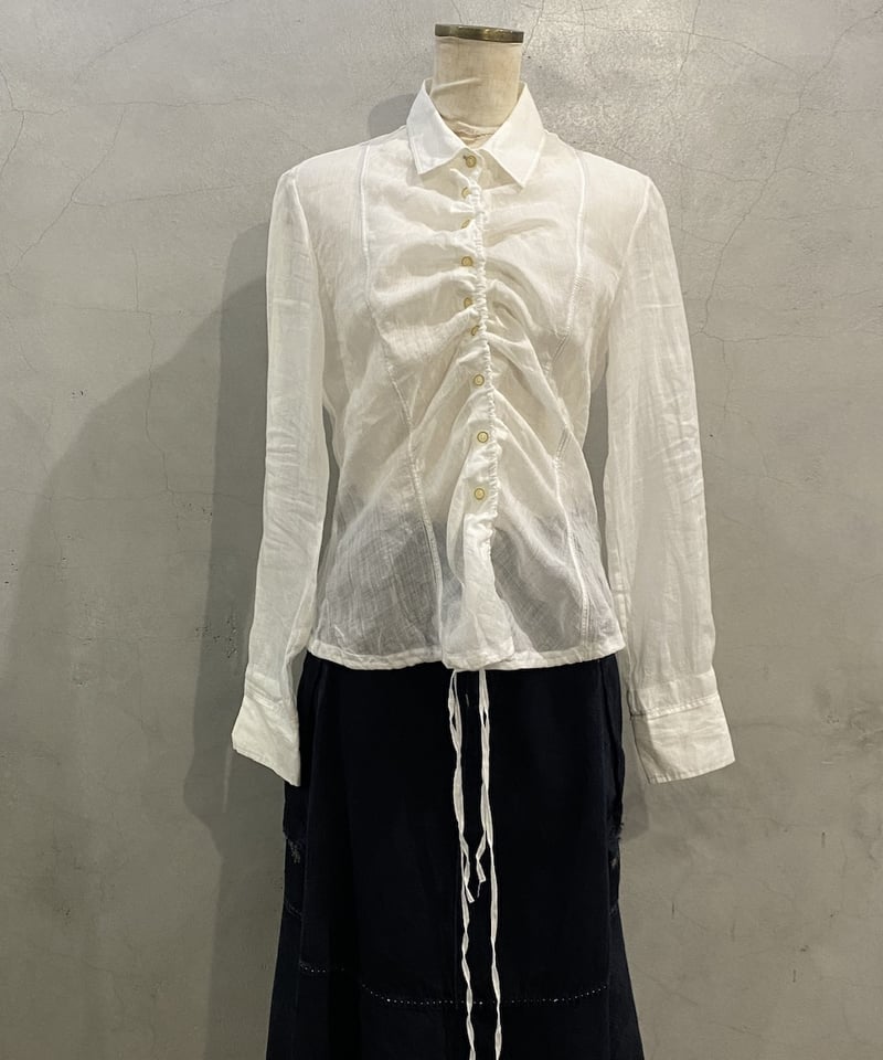 MARITHE FRANCOIS GIRBAUD Drawstring Design Shir