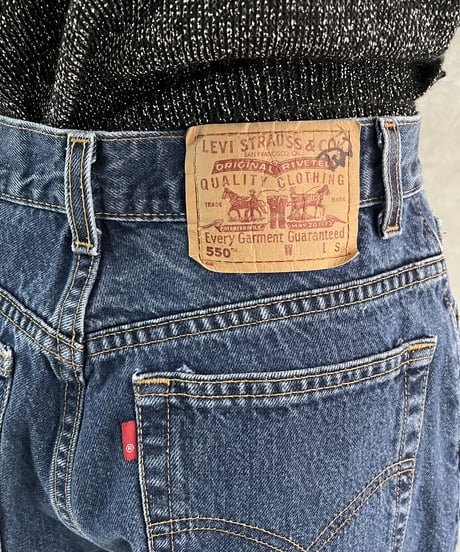 ORFEO MIX Levi's 550 Slashed Denim NV