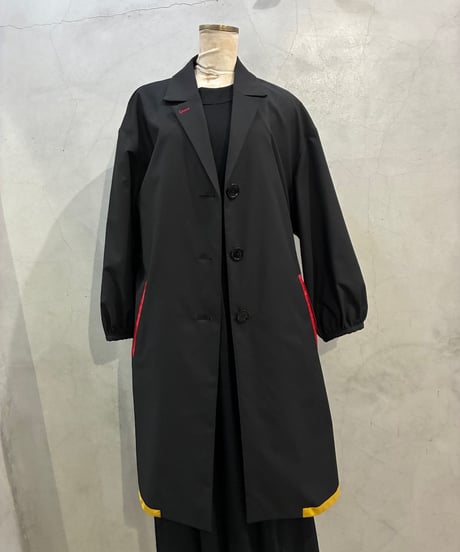 SONIA RYKIEL Mondriaan Color Coat BK RE BL YE