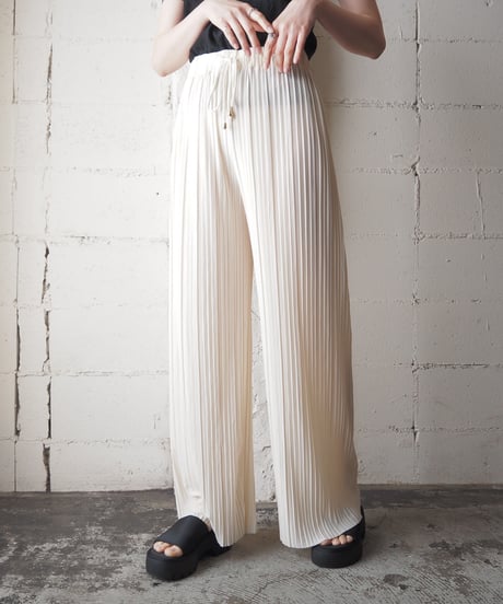 Pleated Wide Easy Pants IV
