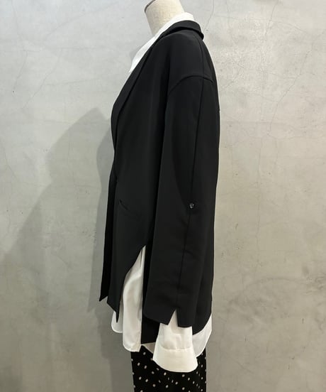 ARMANI EXCHANGE Slit Design Tailored Jacket BK