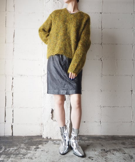 Mix Color Mohair Sweater YE