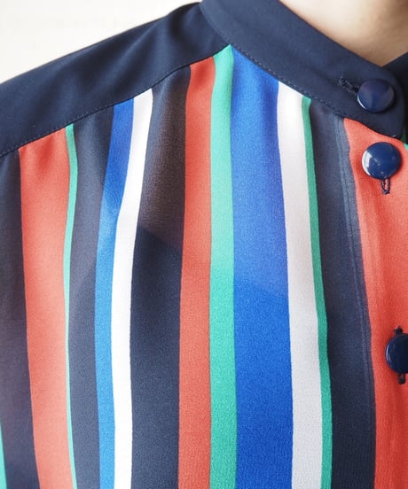 Sheer Stripe Shirt BKRE