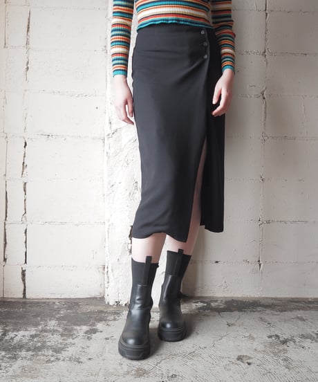 Tight Skirt With Slit BK