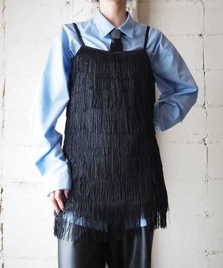 Fringe Design Camisole BK