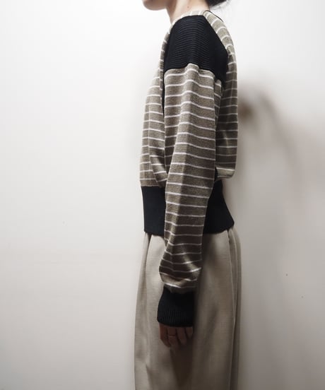 Bicolor Stripe Knit BEBK