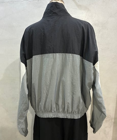 NIKE Tricolor Nylon Jacket BK GR WH