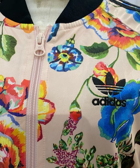 adidas Flower Pattern Track Jacket BE BK