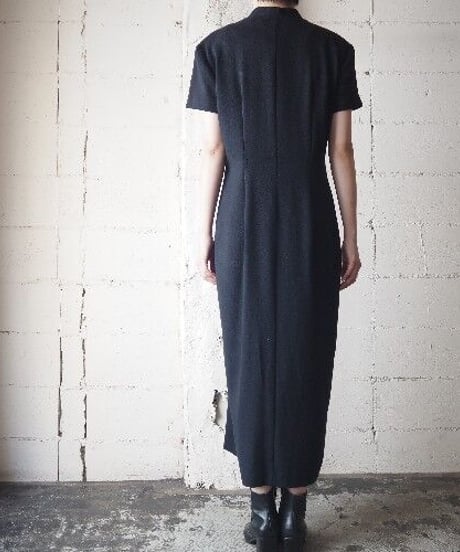 S/S Long China Dress BK