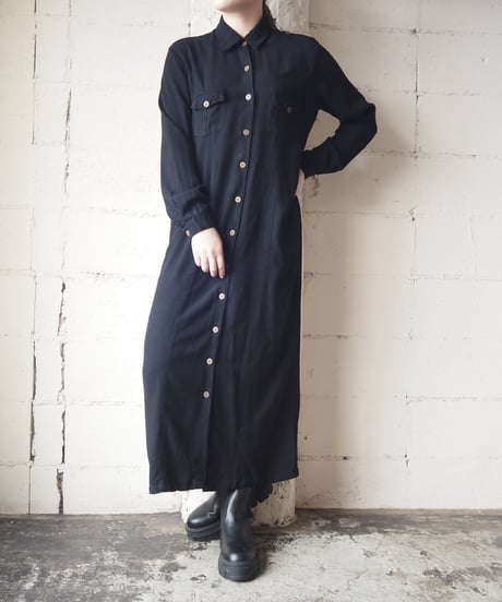Front Bottom Long Shirt Dress