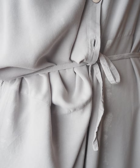 MM6 Misplaced Button Collarless Dress GR