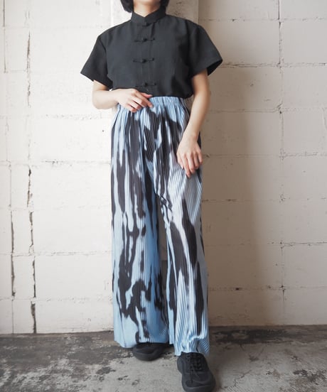 Silk China Shirt BK