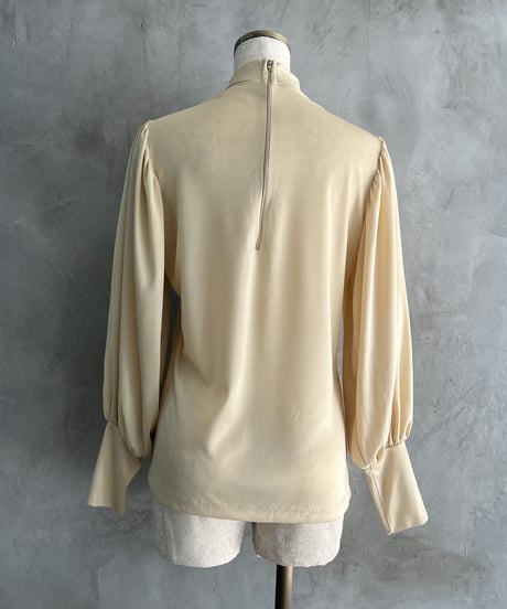 Stand Collar Volume Sleeve Blouse IV