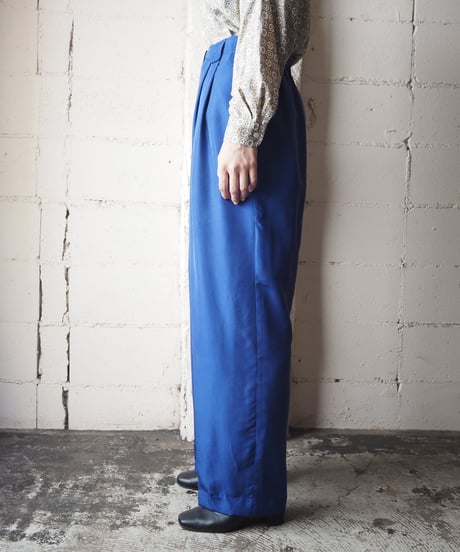 Silk Wide Pants BL