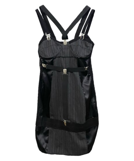 Dolce&Gabbana Suspender Design Mini Dress　DGR BK