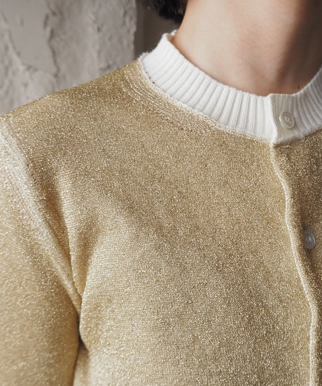 tricot COMME des GARÇONS Lame Cardigan GO