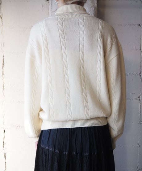 Cable Turtle Neck Sweater IV