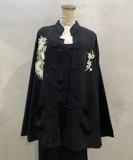 Silk Embroidery China Coat BK