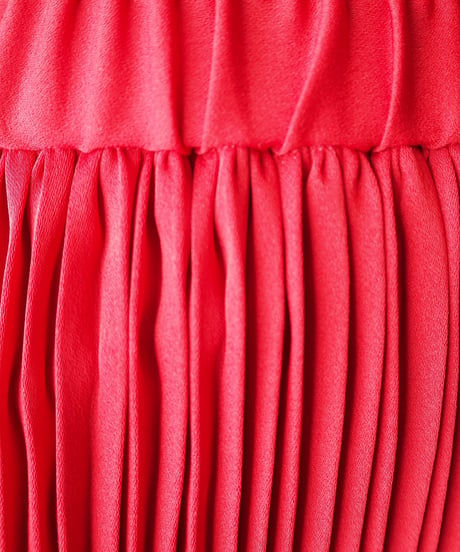 Mellow Hem Pleated Easy Skirt RE