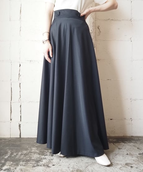 1970's Long Flared Skirt BK