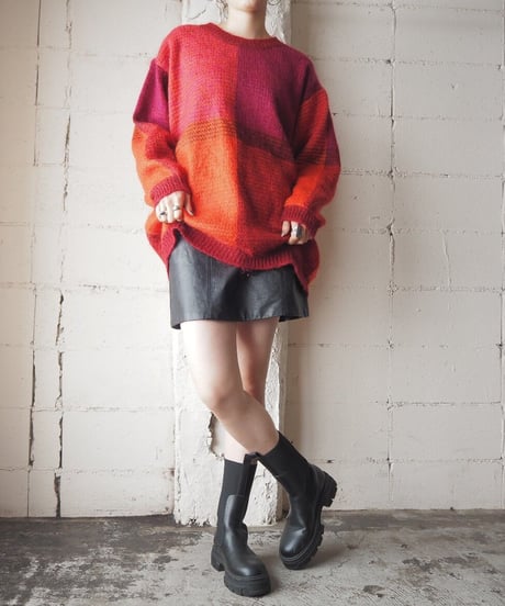 Panel Pattern Mohair Knit PIORBR