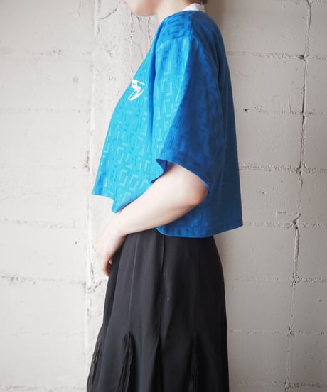 Bicolor V Neck Sport Shirt BLWH
