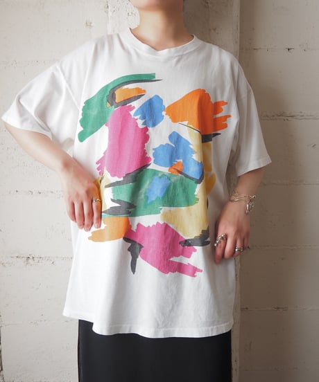 Paint Design Print Tee WHPIOR