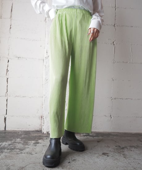 Pleated Wide Easy Pants YGN
