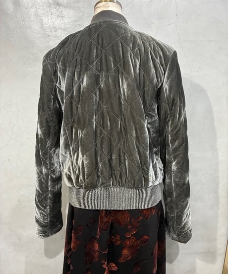 Velour Quilting Blouson GR
