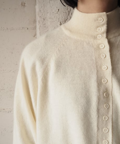 Angora Mix Many Button Knit IV