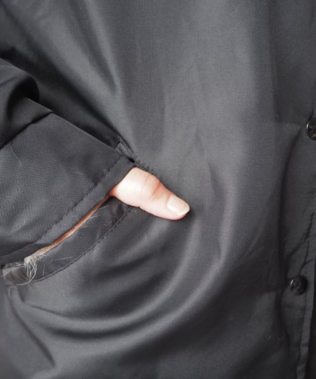Boa Liner Snap Button Nylon Jacket BK
