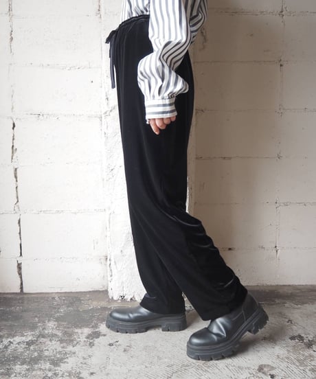Velour Easy Pants BK