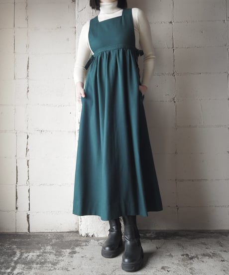 Side Tie Design Jumper Skirt GN