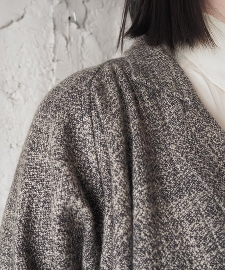KENZO Flared Cotton Tweed Jacket BKIV