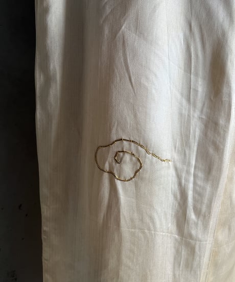 Dragon Embroidery Satin Dress YE