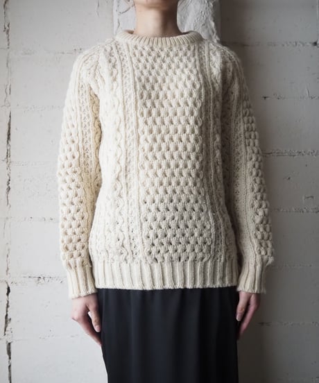Raglan Sleeve Fisherman Sweater IV