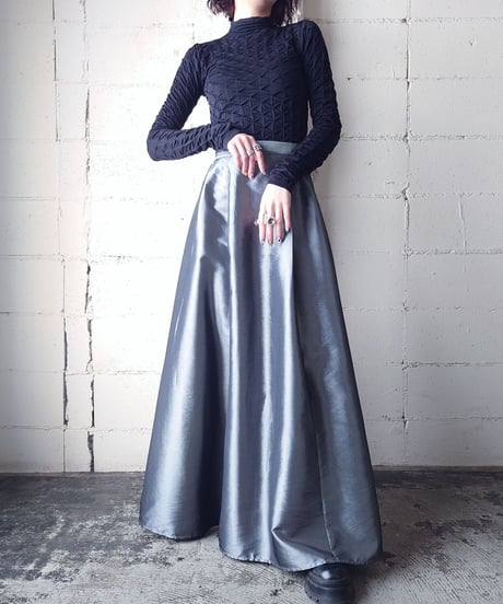 Flared Long Shiney Skirt SV