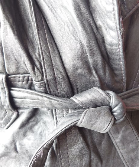 Design Collar Leather Jacket BK