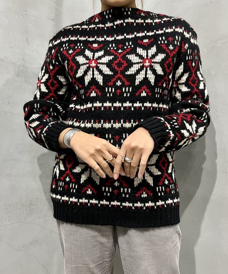 Nordic Pattern Knit BKRE