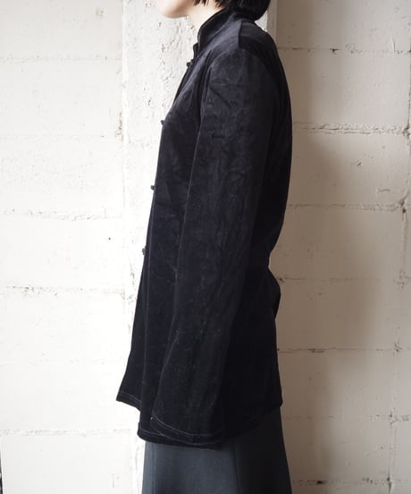 Velour China Shirt BK