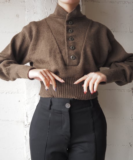 US ARMY REMAKE Cropped Knit BR