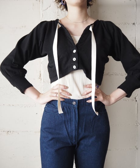 ORFEO MIX 1950's French Army Underpants Cardigan BK
