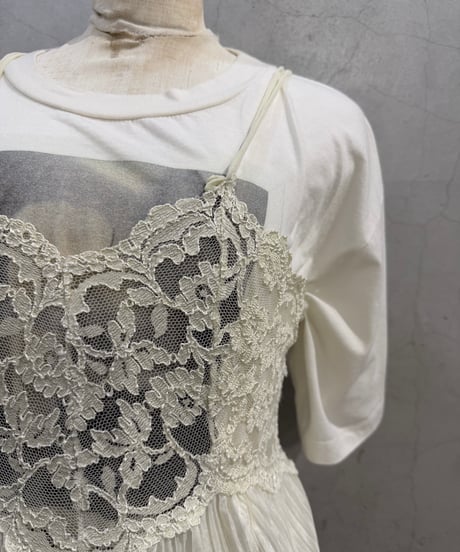 Lace×Pleats Camisole IV