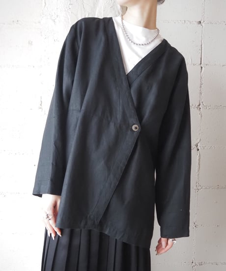 Cachecoeur Linen Jacket BK