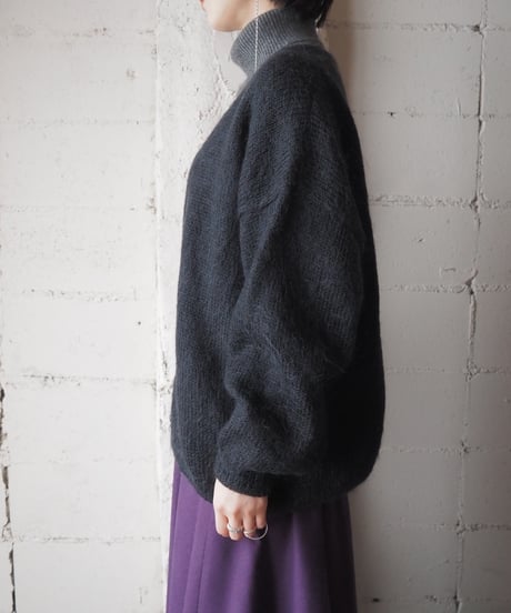 Mohair Knit Cardigan DGR