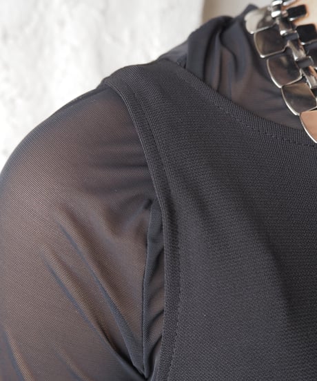 Sleeveless Tight Dress BK