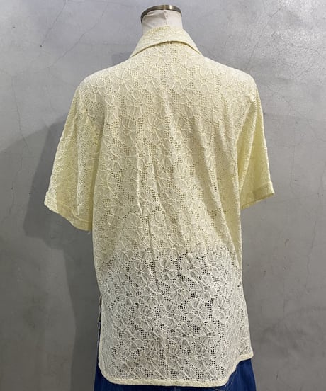 S/S Flower Lace Shirt LYE