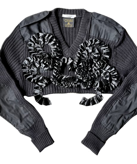 Remake Frill Command Sweater BK