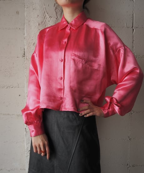 Michel Satin Short Shirt PI